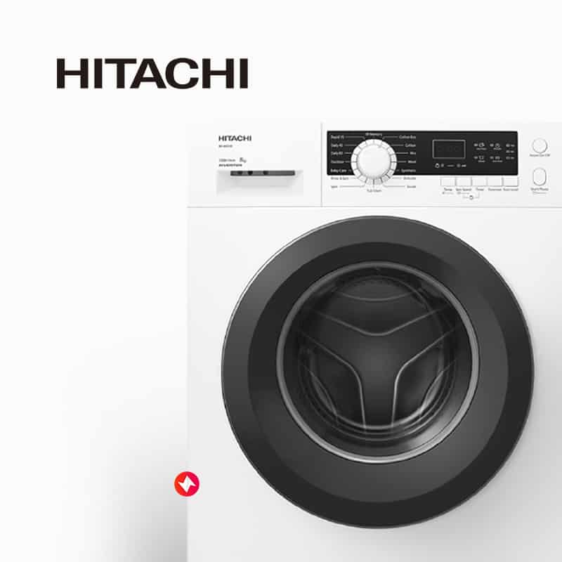 Hitachi Front Load Inverter Washing Machine BD-80CVE-2