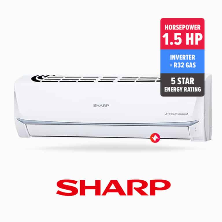 Sharp J-Tech AHX12VED2 Inverter Air Conditioner with Powerful Jet Mode (1.5HP)