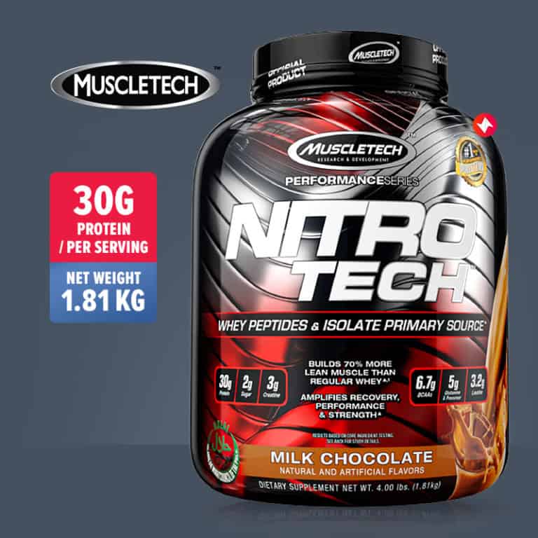 MuscleTech Nitro Tech Whey Protein (4lbs)
