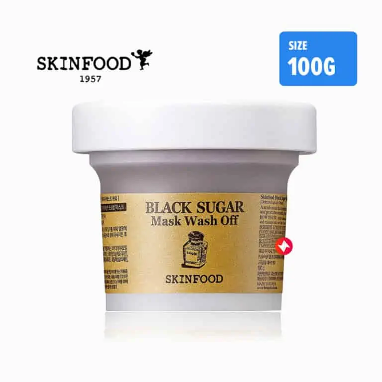 Skinfood Black Sugar Facial and Body Scrub Mask Wash Off (100g)