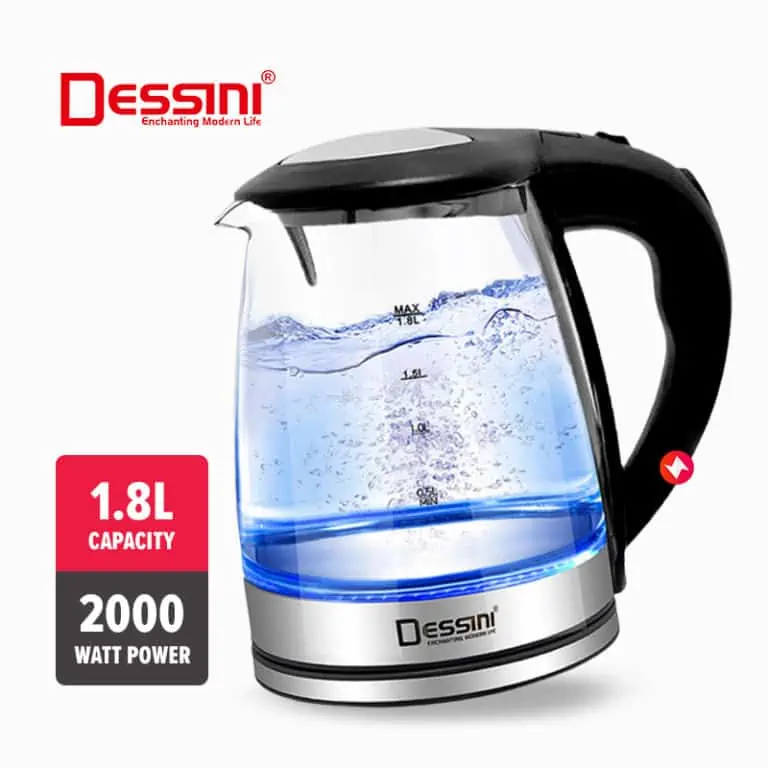 Dessini Italy Glass LED Light Electric Kettle DS-775