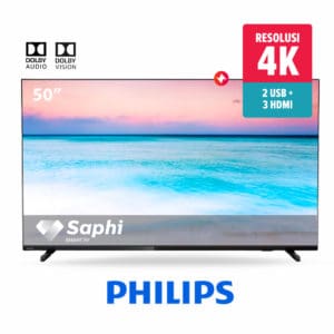 Philips 4K Ultra HD Smart TV (50PUT6)