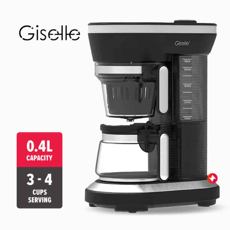 Giselle Fully Sealed Coffee Bean Grinder and Drip Coffee Machine with Inductive Switch (KEA0331)