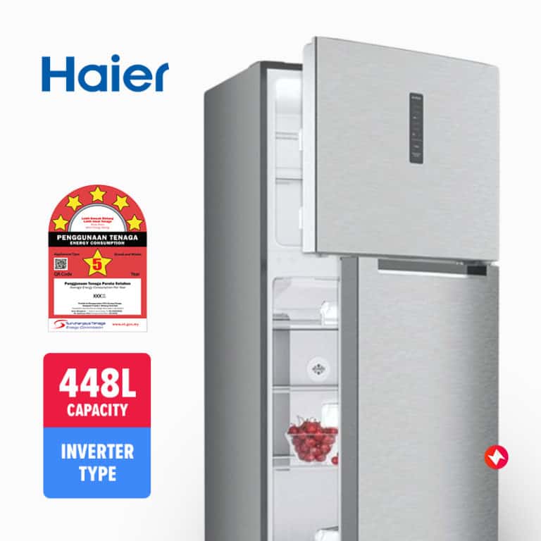 Haier Inverter Stylish 2 Door Series Refrigerator HRF-IV498H (448L)-2