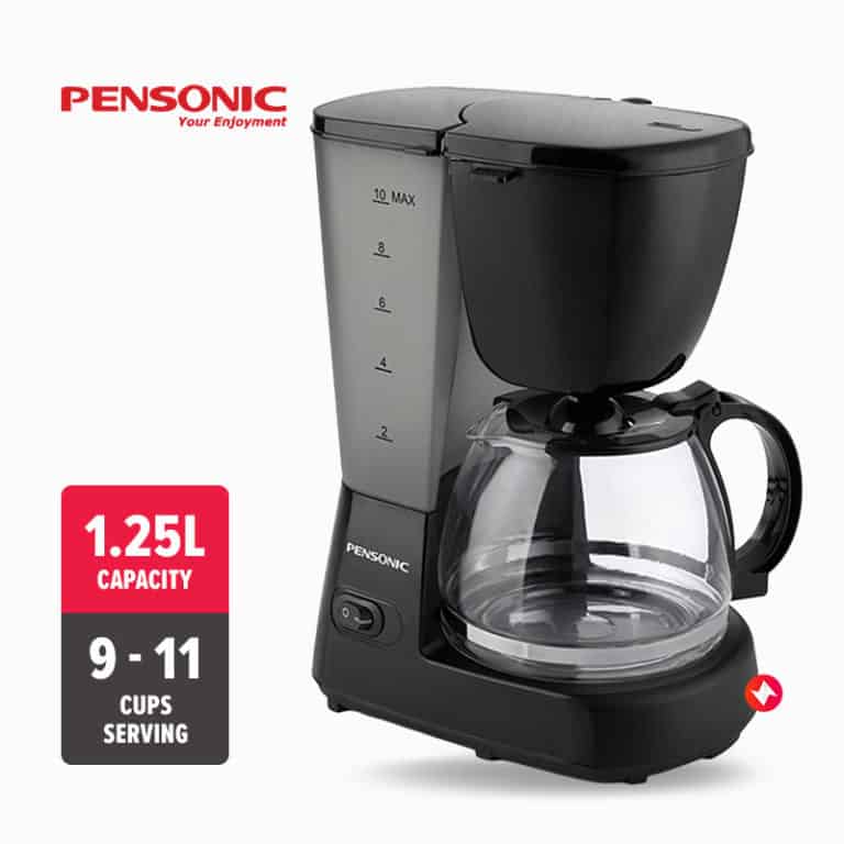 Pensonic Coffee Maker with Removable Filter Anti-Drip Device PCM-1902