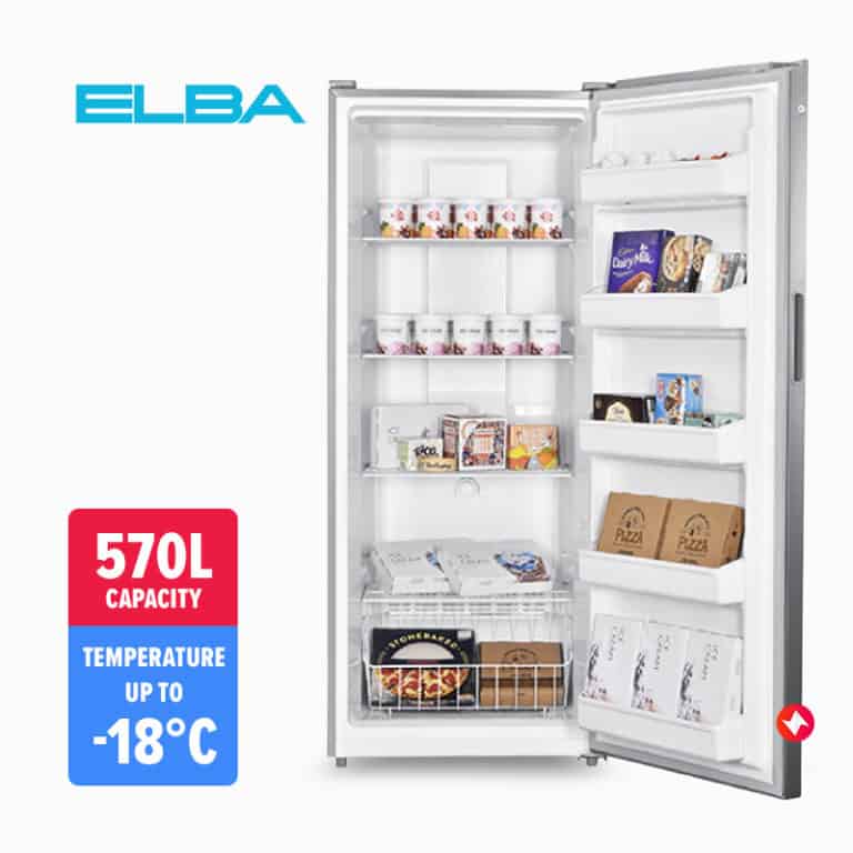 Elba Standing Upright Freezer EUF-K5744FF(SV)-2
