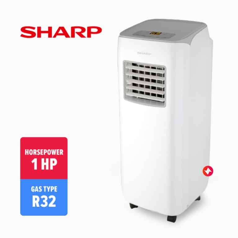 Sharp 1.0HP R32 Portable Air Conditioner SHP-CVH10YD
