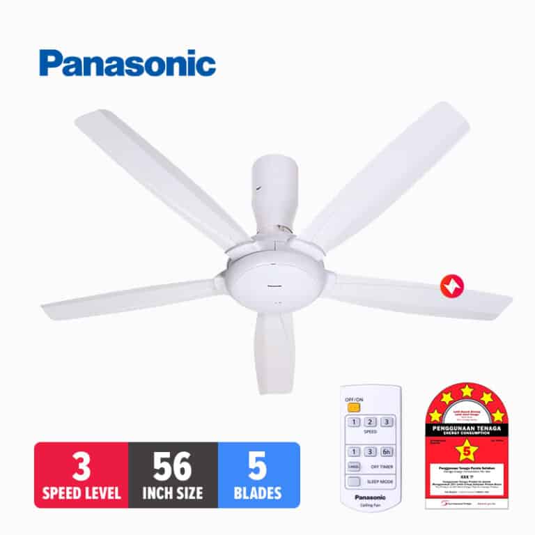 Kipas Siling Panasonic Bayu 5 Ceiling Fans