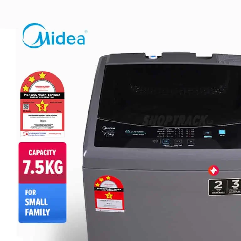 Mesin Basuh Midea Fully Auto Washing Machine MFW-EC750 (7.5kg)