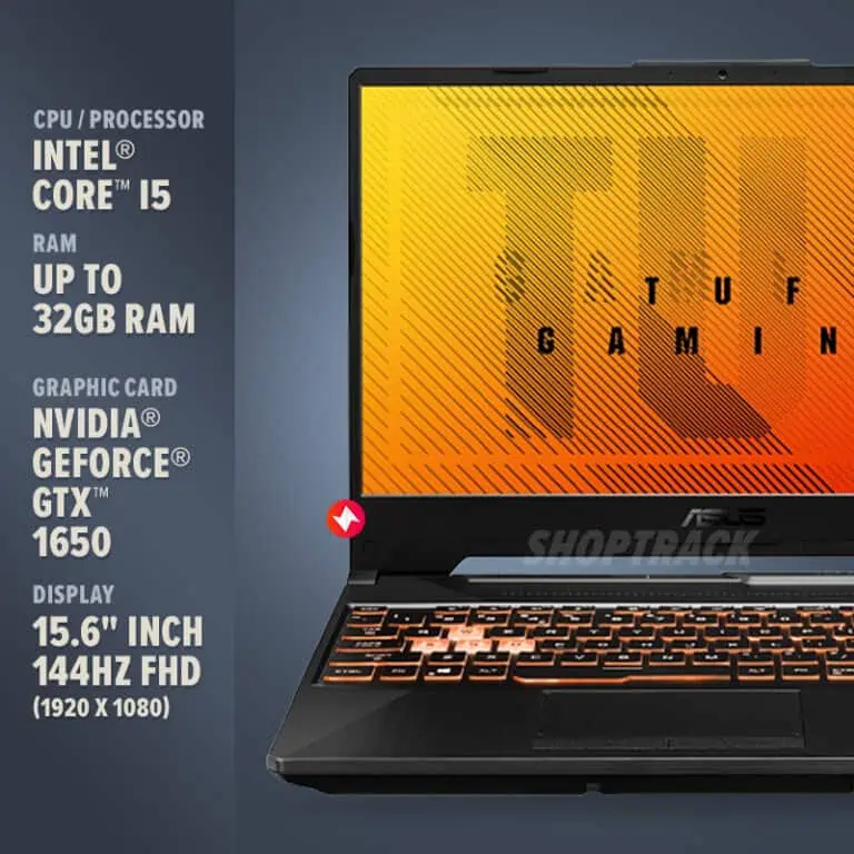 Asus TUF Gaming F15 FX506L Gaming Laptop - Specification
