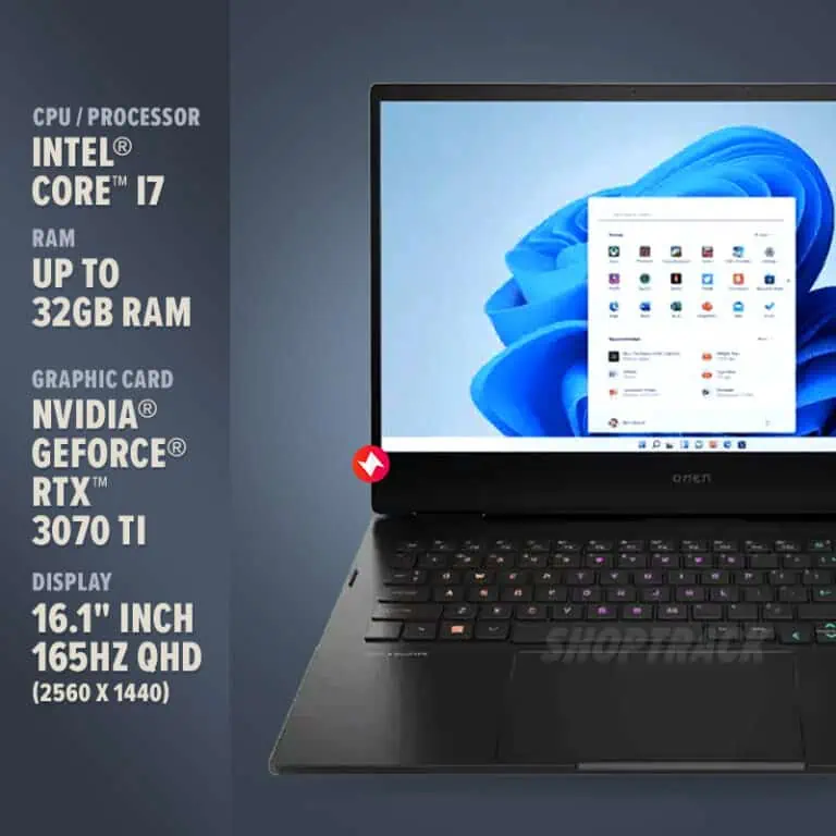 HP Omen Gaming Laptop 16-K0034TX - Specification