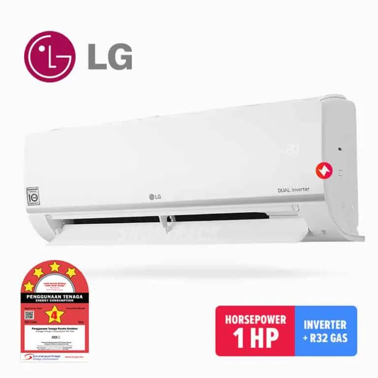 LG Dual Inverter Air Conditioner S3-Q09JA3WA Deluxe (1.0HP)