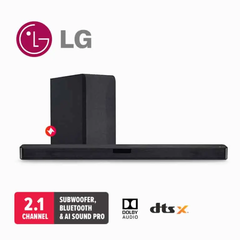 LG Sound Bar SN4 with Wireless Subwoofer