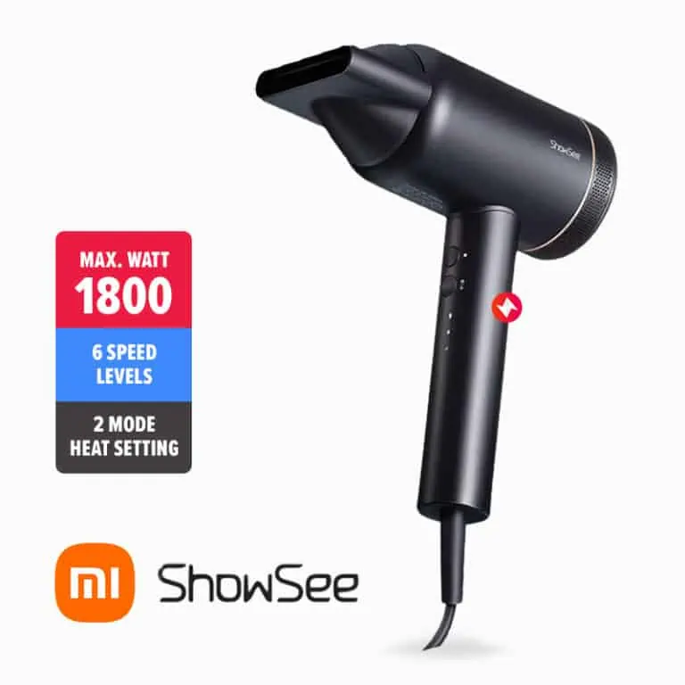 Xiaomi ShowSee Hairdryer A8 Negative Ion Quick Dry