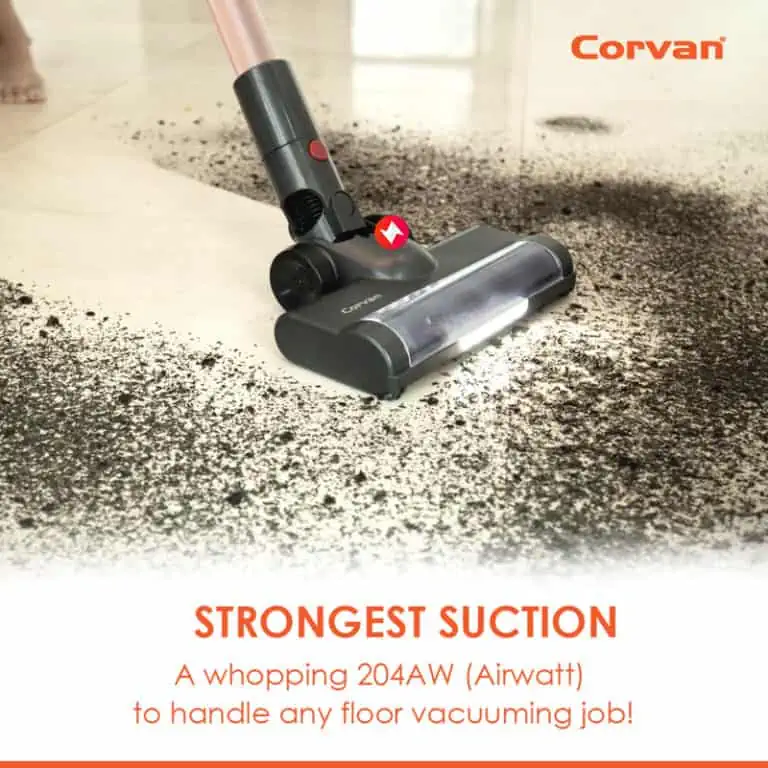Corvan Cordless Vacuum Mop K18 Pro - Vacuum Head