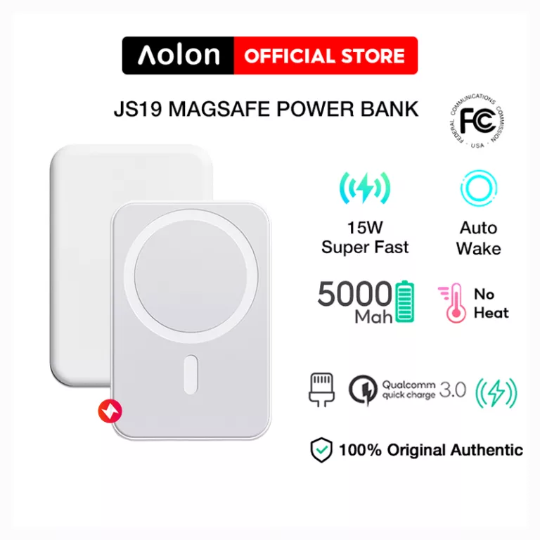Aolon JS19 Wireless Fast Charging Bank 5000mah Magnetic