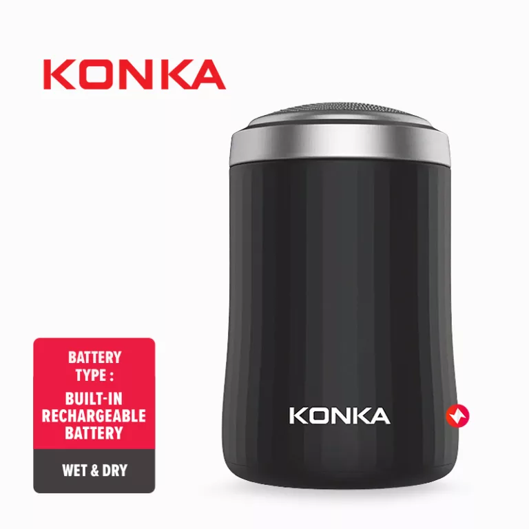 Konka Portable Mini Men's Razor Waterproof Shaver