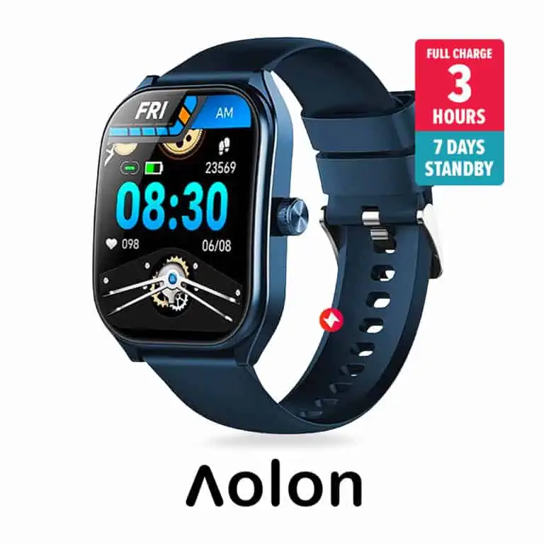 Aolon Curve Waterproof Smart Watch -Blue