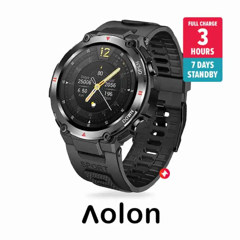 Aolon Tetra R2 Smart Watch -Black