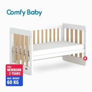 Comfy Baby Luca Wooden Baby Cot