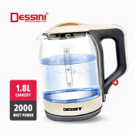 Dessini Italy Glass LED Electric Kettle DS-27SS