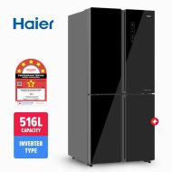 Haier Inverter 4 Door Glass Door Refrigerator HRF-IG525AM(GB) (516L)