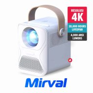 Mirval X6 Android Mini Portable 4K Projector