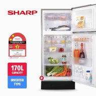 Sharp J-Tech Inverter Refrigerator SJ189MS (170L)