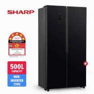 Sharp Side-By-Side Refrigerator SJX518GK (500L)