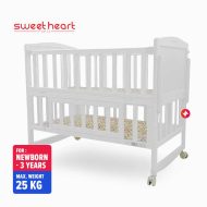 Sweet Heart Paris Multi Functional Baby Wooden Cot